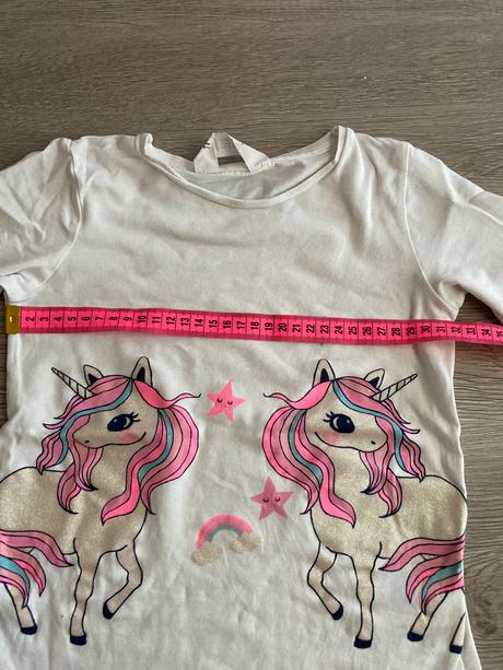 Pekné tričko s jednorožcom, h&m,122