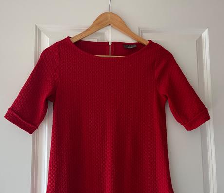 Červené minišaty, c&a, s/36, c&a,s