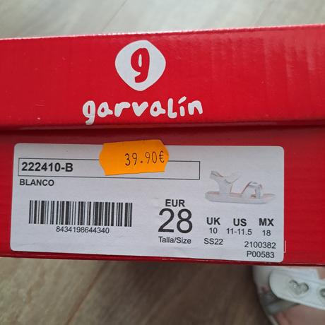 Dievčenské sandále garvalin, 28