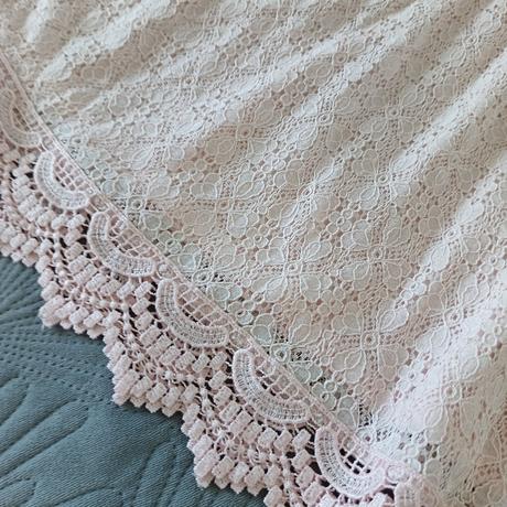 Ružové šaty s krajkou, h&m,140