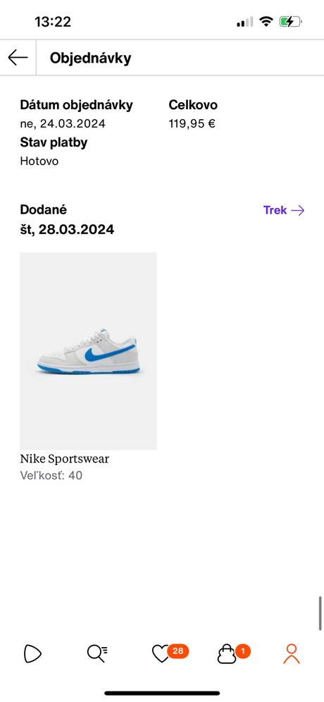 Tenisky nike dunk super stav, originál, nike,40