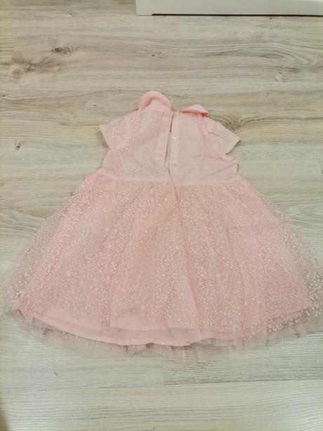 Dievčenské marhulkove šaty s tylovou sukňou, pepco,86