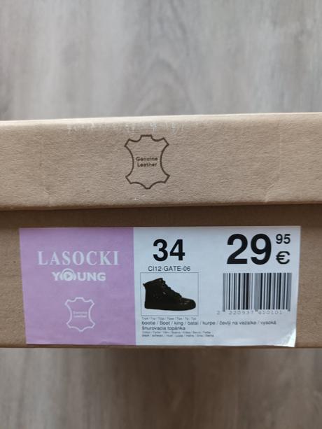 Topánky jesenne-zimné, lasocki,34