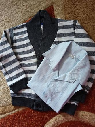 Svetrík+ košeľa č.110, 110