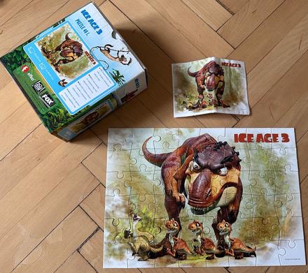 Puzzle ice age 3 - 48 dielikov 1 obrázok za 3eur, 