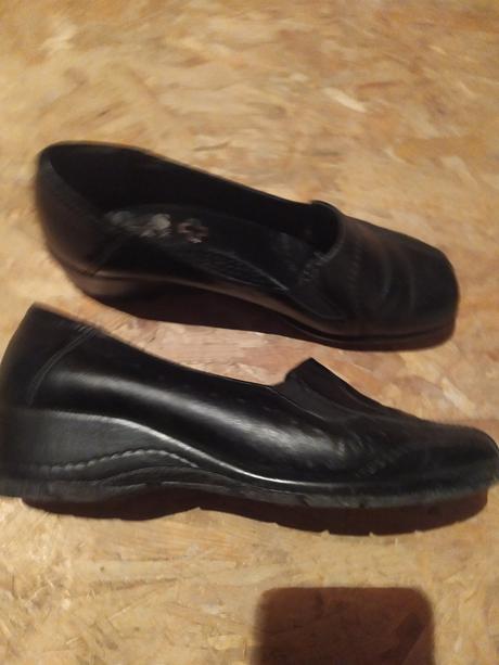 Dámske kožené  poltopánky, 39