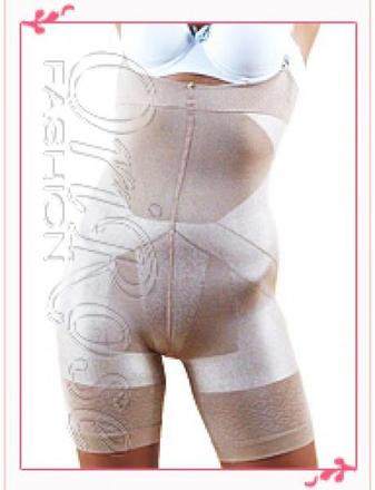 Zoštíhľovací korzet so silikónovými ramienkami , l