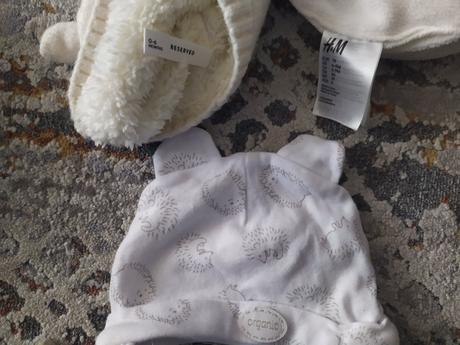 Čiapky 0-5 mes., h&m,62