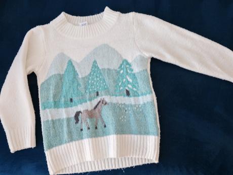 Pulovrik teply velmi elasticky od 104 do 116, 104