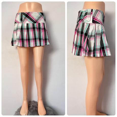 Dámska kockovaná sukňa (s), s