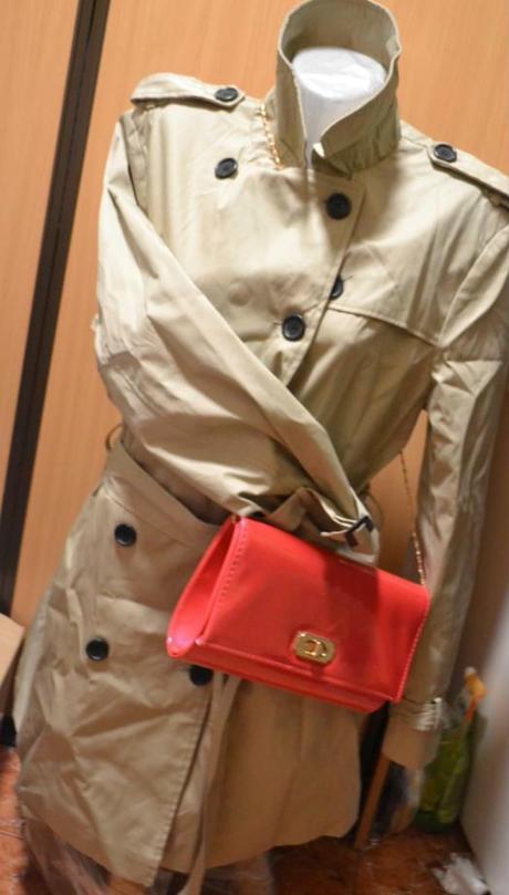 Raz použitý midi trenčkot l/xl, xl