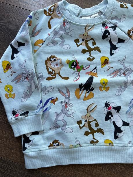 Mikina bugs bunny, h&m,104