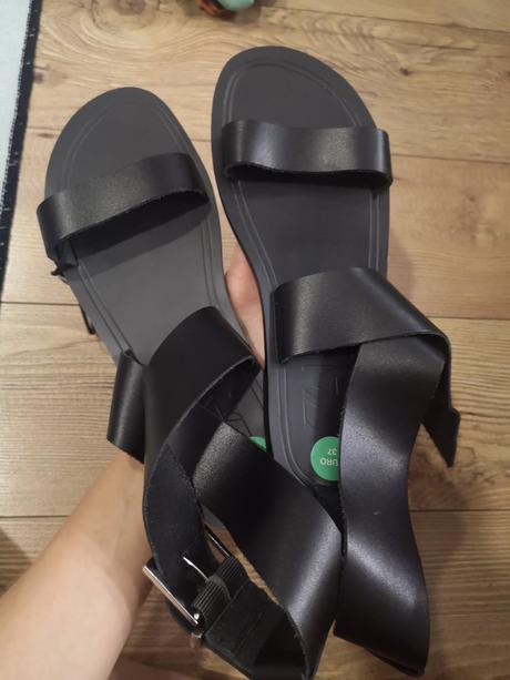 Zara kožené sandale, zara,37