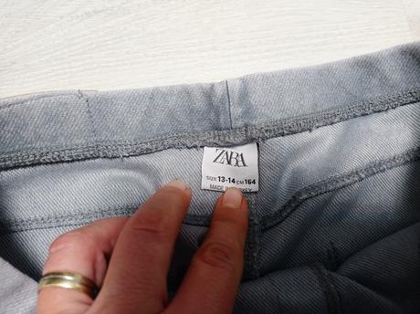Džegínsy zara 164 ako nové, zara,164