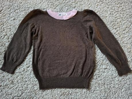Pulovrik s maslickou, h&m,86