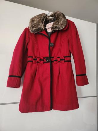 Krásny vlnený kabát 116/122, marks & spencer,122