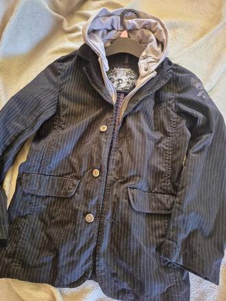 Bombastická sako mikina 2v1, h&m,152