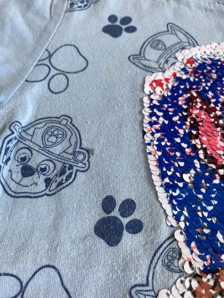 Detské trička paw- patrol krátky rukáv, 110