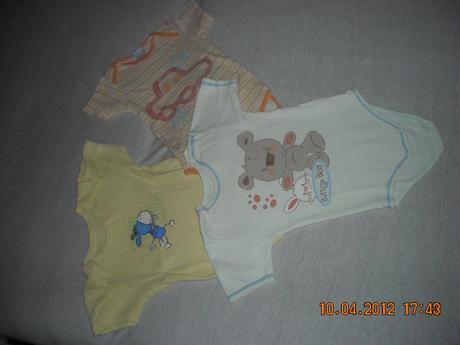 3x body krátky rukáv veľ.74, 74