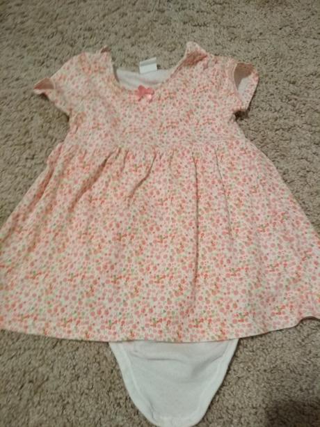 Šaty - body, h&m,68