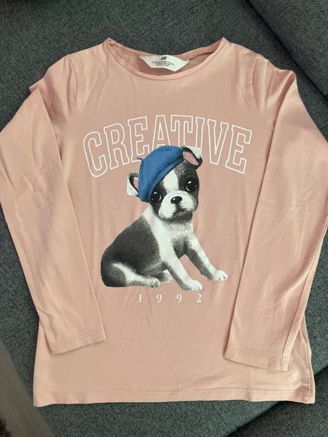 Tričko s dlhým rukávom, h&m,122