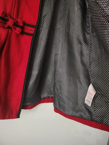 Krásny vlnený kabát 116/122, marks & spencer,122