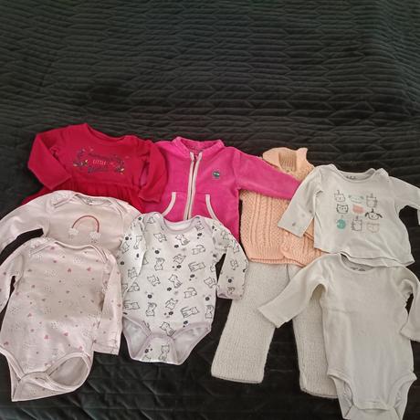 Balík oblečenia 68-74- darujem za poštovné, 68–80