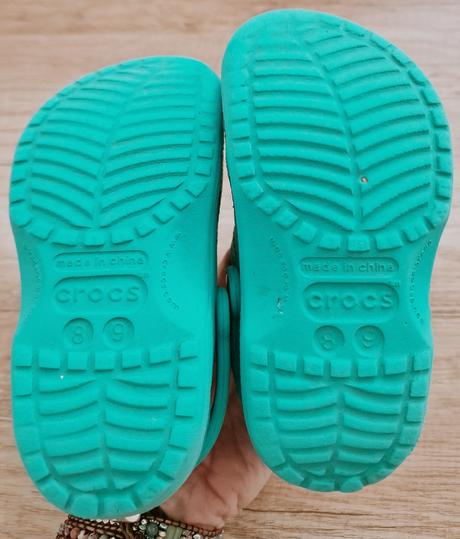 Tyrkysové crocs, veľ. 25/26, crocs,25