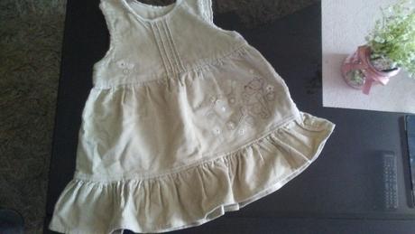 Šaty na zimu/menčestrové šatky, disney,74