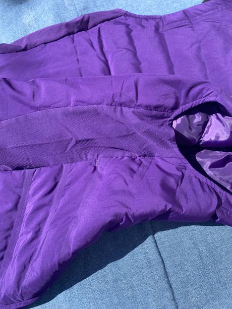 Tmavofialová prešívaná vesta lacoste, lacoste,36