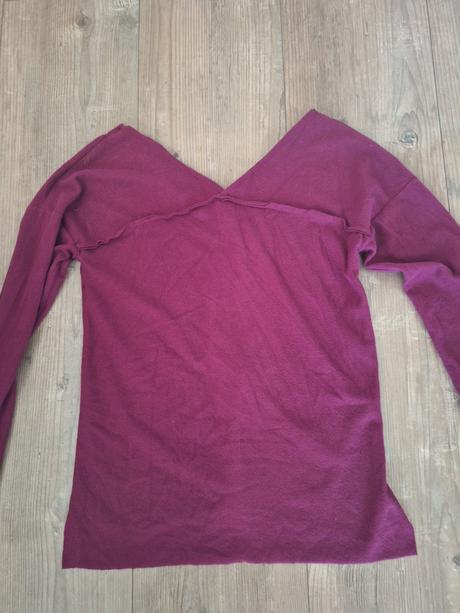 Bordove tricko/pulovrik, l
