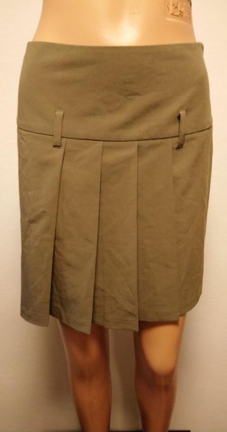 Dámska krátka olivová sukňa, casa blanca, xs