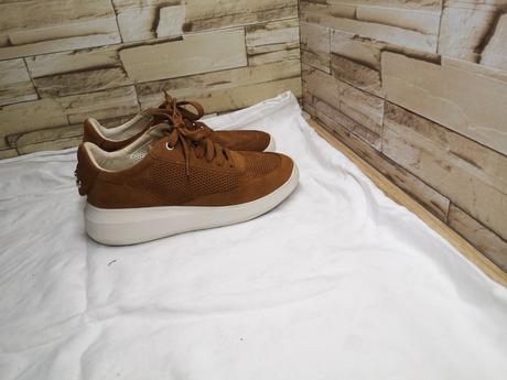 Geox 36 - dámske kožené hnedé topánky s dierkami, geox,36