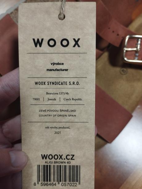 Kožené sandále woox, 40
