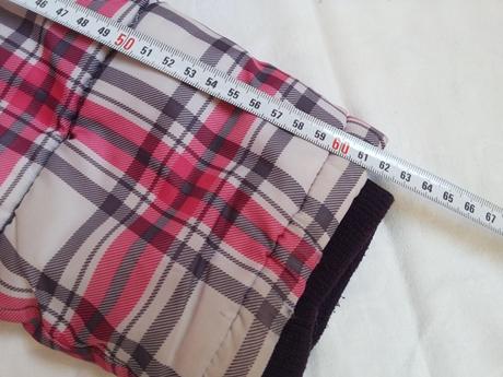 Károvaná zimná dievcenska vetrovka, h&m,146