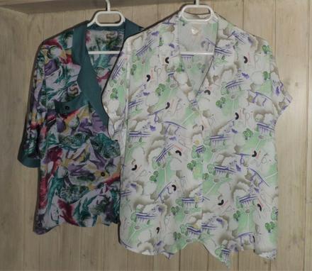 Letné retro blúzy - 2ks, 46