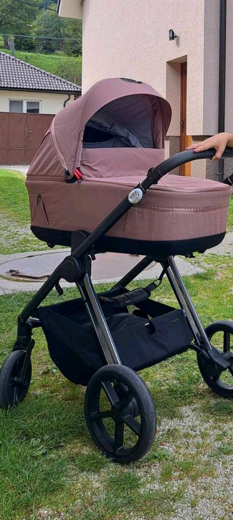 Espiro kočík kombinovaný miloo 08 pink love story, espiro