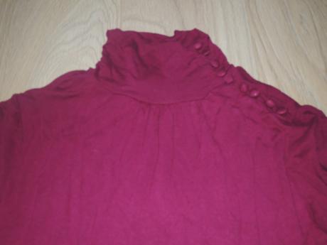 Cyklamenovy top, h&m,xs