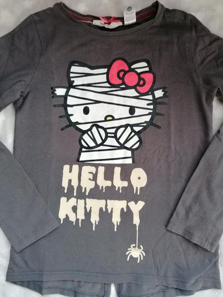 Tričko hello kitty 122/128, h&m,122