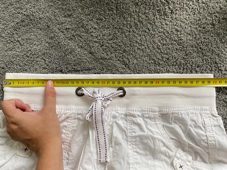 Biele 3/4 nohavice, m