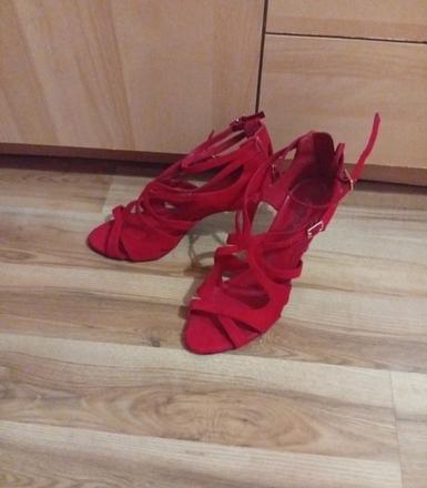 Červené sandálky, graceland,39