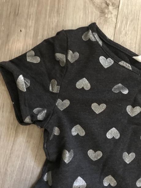 Šaty srdiečko 6-8 rokov, h&m,128