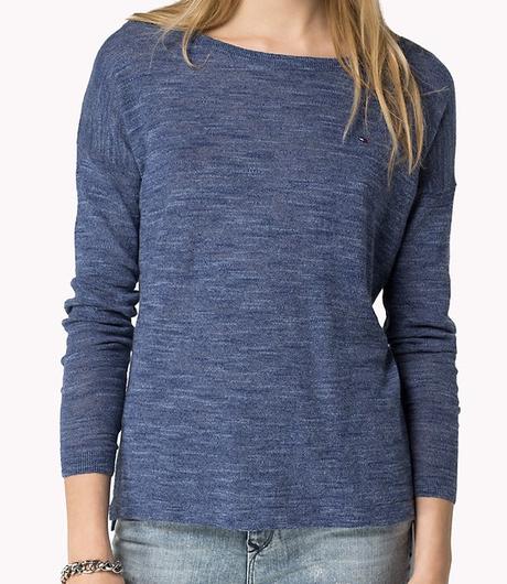 Melírovaný svetrík, tommy hilfiger,s