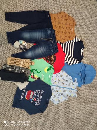 Tričká, rifle, mikina, pančuchy, 68–80