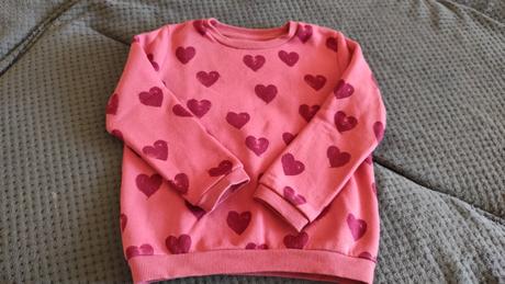 Srdiečková mikina 4-5 rokov, f&f,110