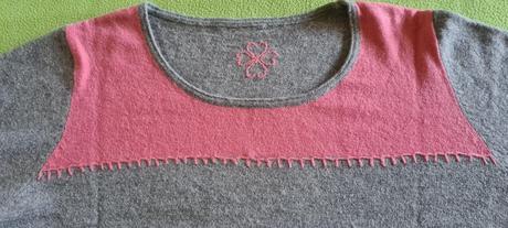 Jemný svetrík štvorlístky, s