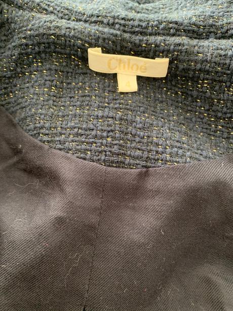 Chloe nádherný zimný dievčenský kabát veľkosť 4, 104