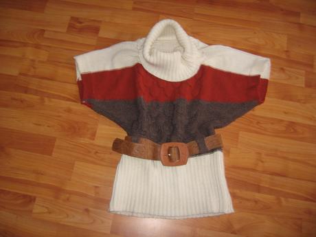 Topík bez rukávov s opaskom, s