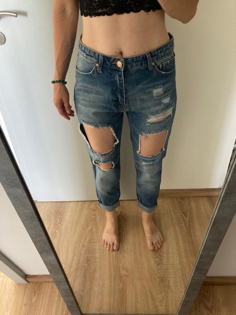 Rifle - mom fit, stradivarius,40