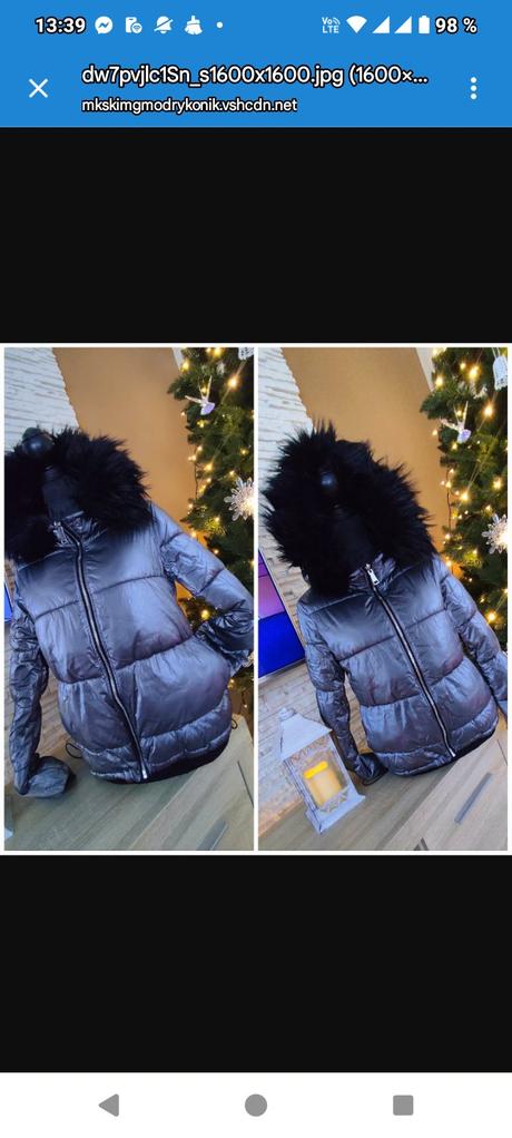 Dámska zimná vetrovka, s